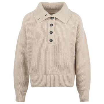 Barbour Women's Yarrow Knit Oatmeal