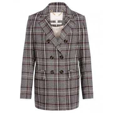 Barbour Women's Norma Double Breasted Blazer Sepia