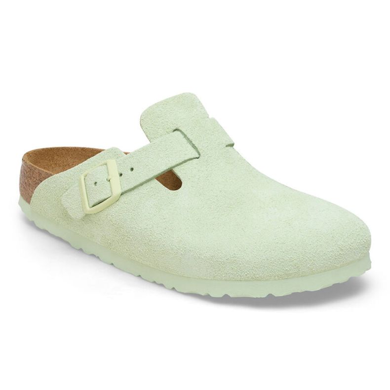 Birkenstock Boston LEVE Faded Lime