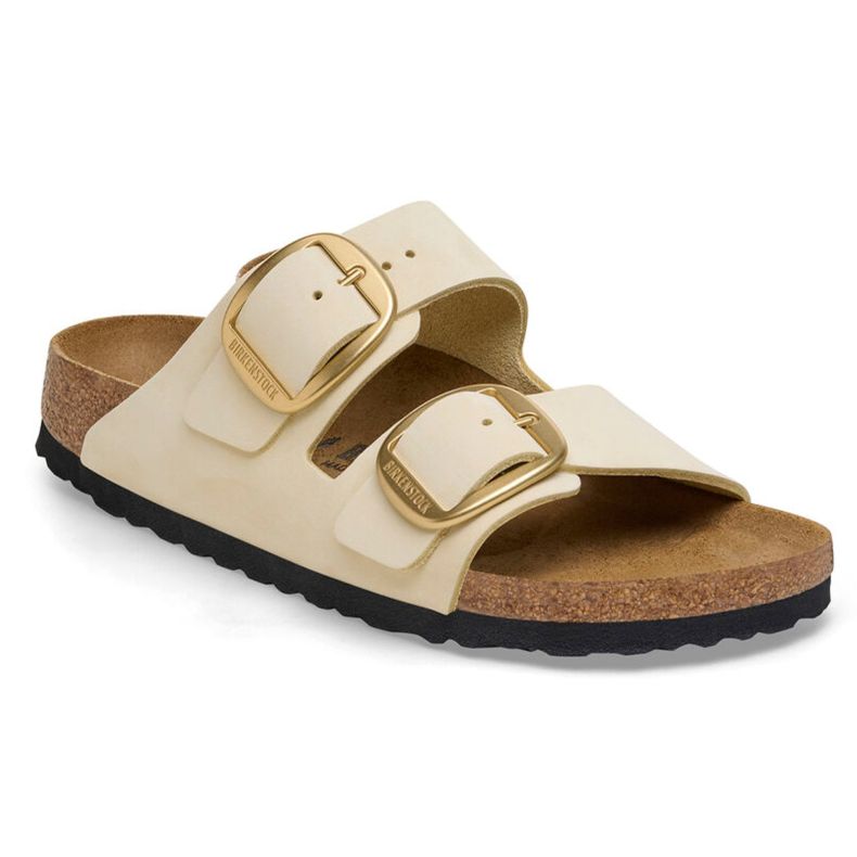 Birkenstock Arizona Big Buckle LENB Ecru Narrow